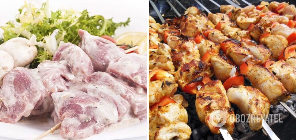 Recipe for marinade on kefir