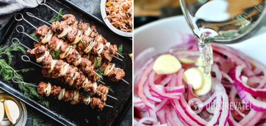 Onion marinade for barbecue