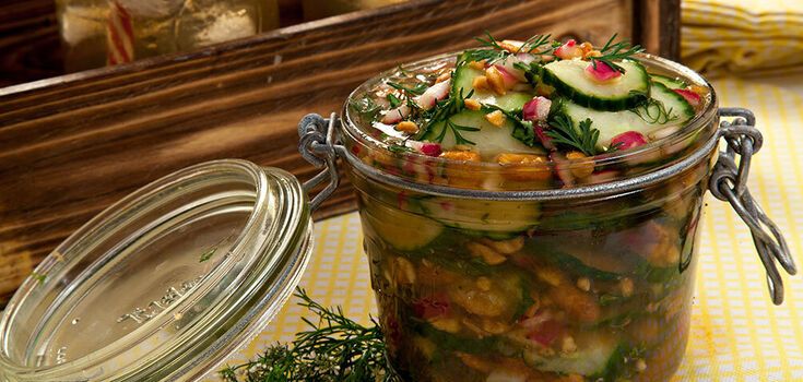 Cucumber salad for winter: recipe for a successful preservation