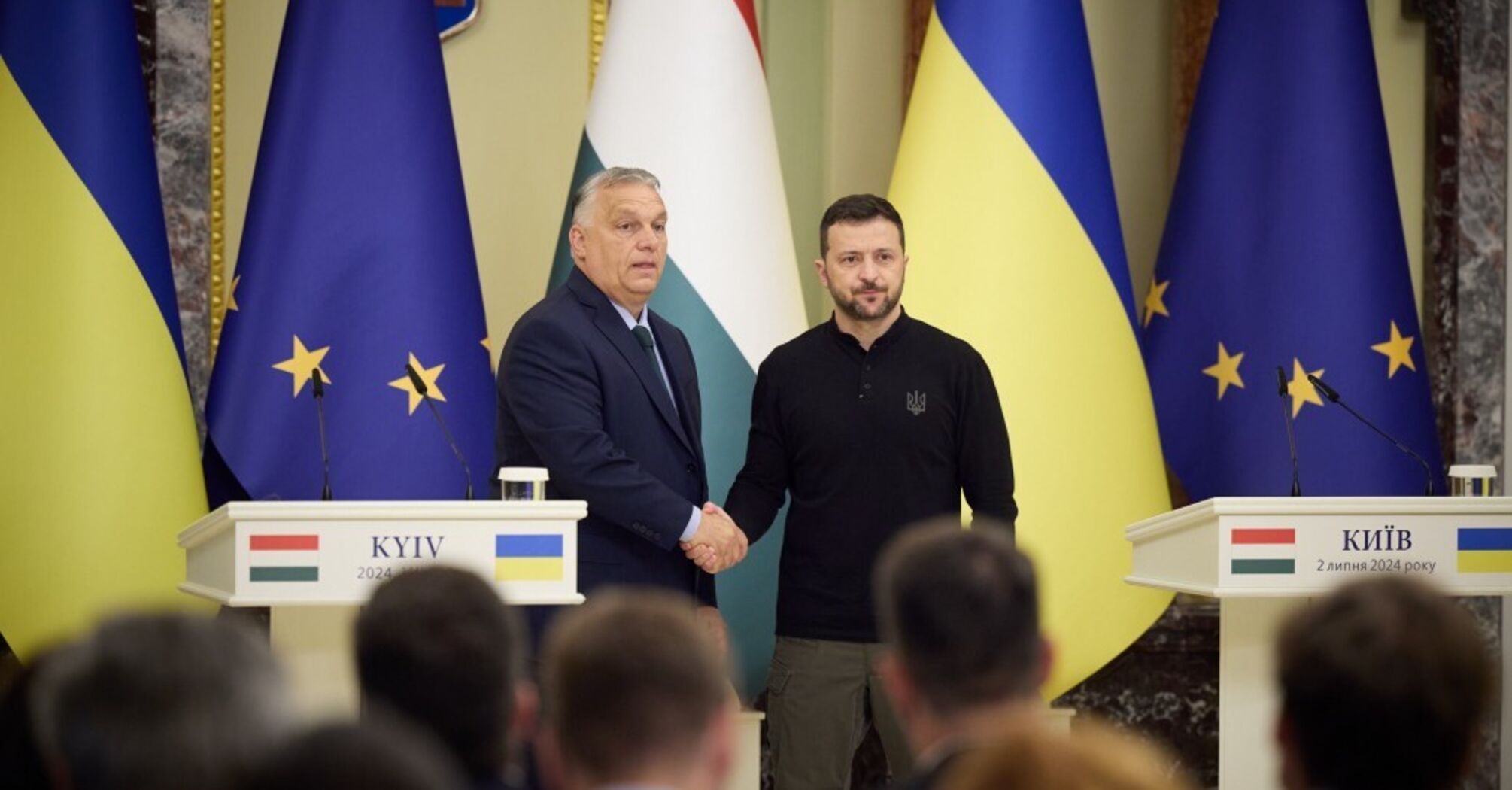 Zełenski i Orban omówili udział Węgier w przygotowaniach do drugiego szczytu pokojowego: co uzgodnili