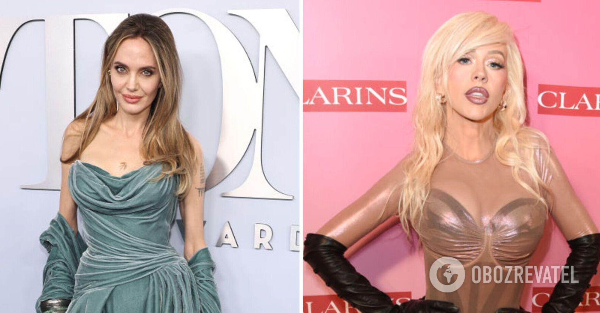 Angelina Jolie i Christina Aguilera przestraszyły fanów niesamowitą utratą wagi. Zdjęcia przed i po