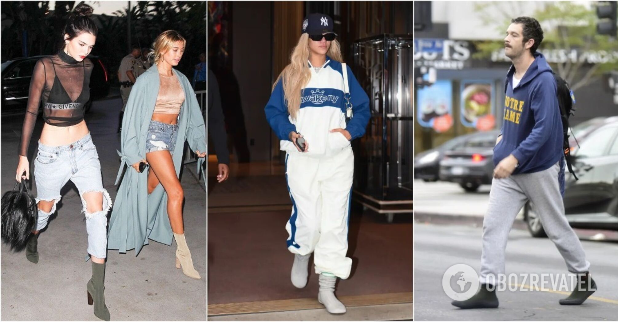 Stars have brought back a strange and unusual trend – sock shoes. Photo