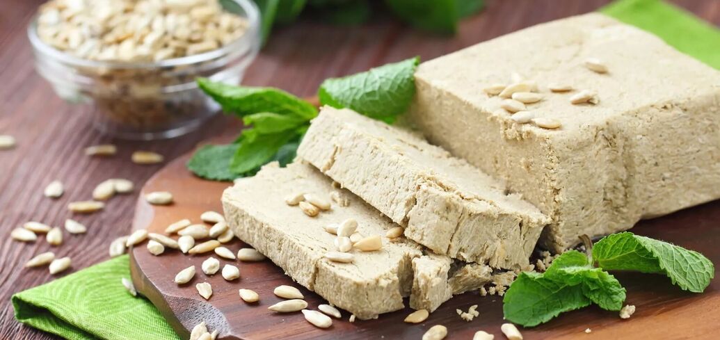 Delicious homemade halva