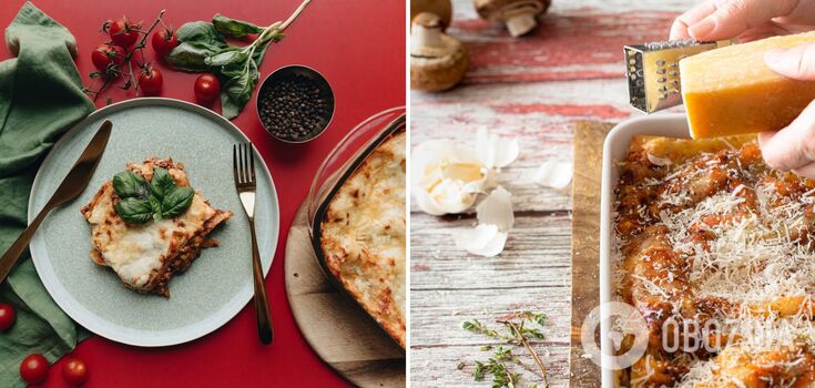 Lazy lasagna: how to replace traditional dough