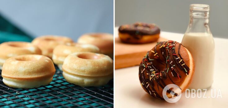 Chocolate donuts in the microwave: ready in 5 minutes