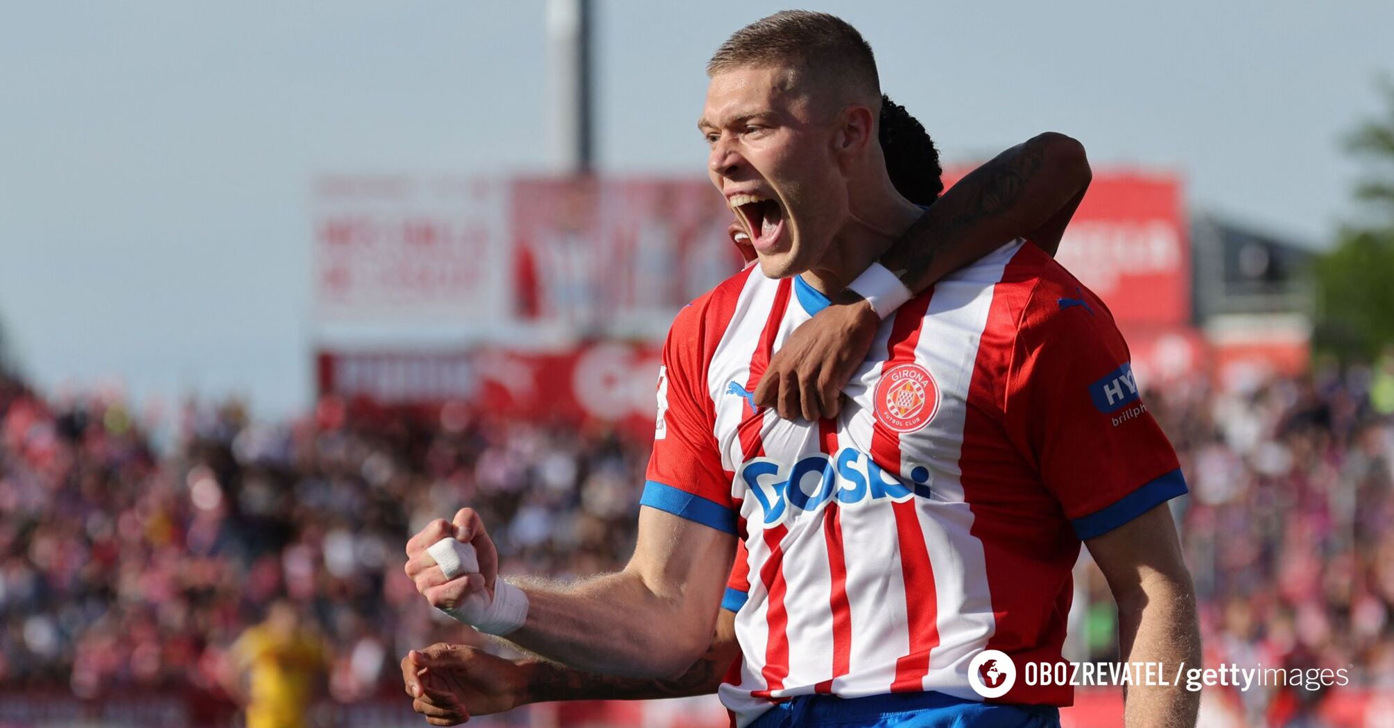 Ukraiński napastnik zaliczył dublet w zaledwie 14 minut. Wideo