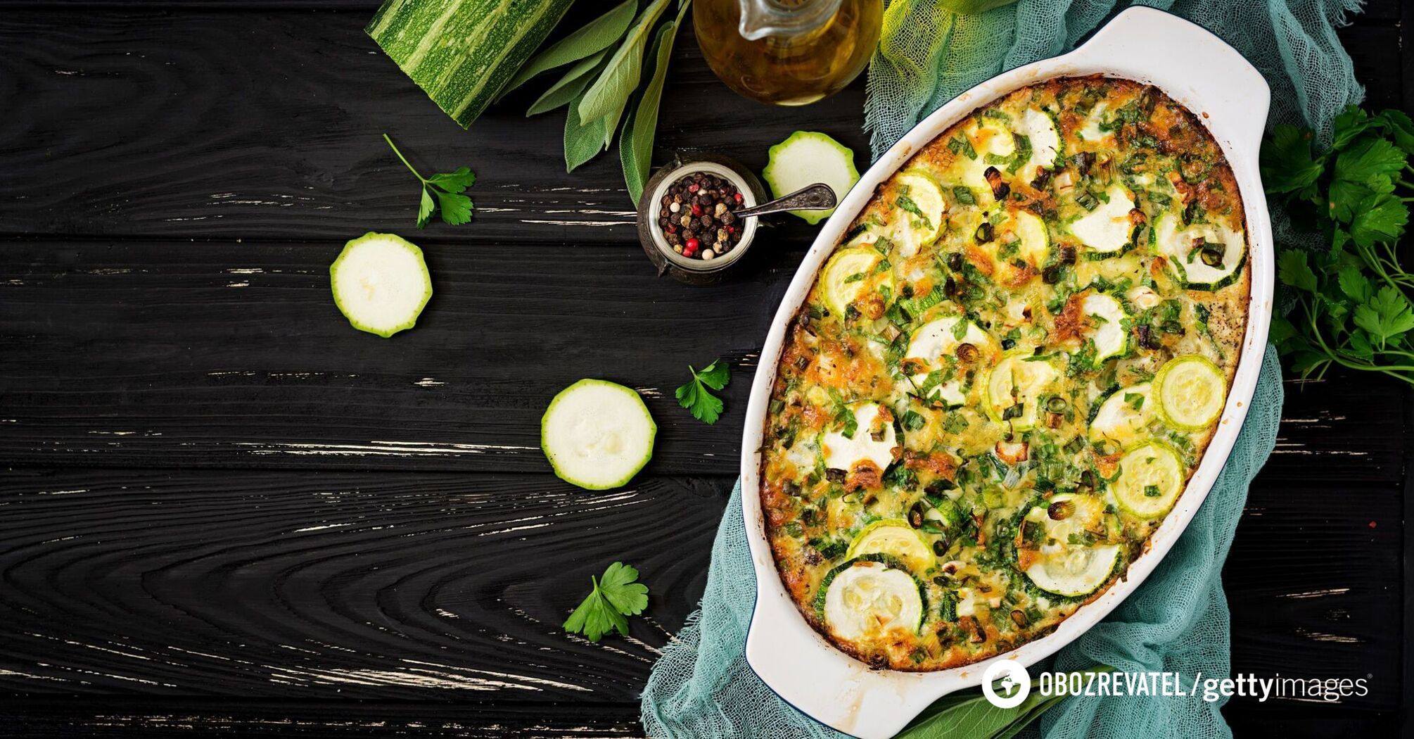 Delicious zucchini casserole