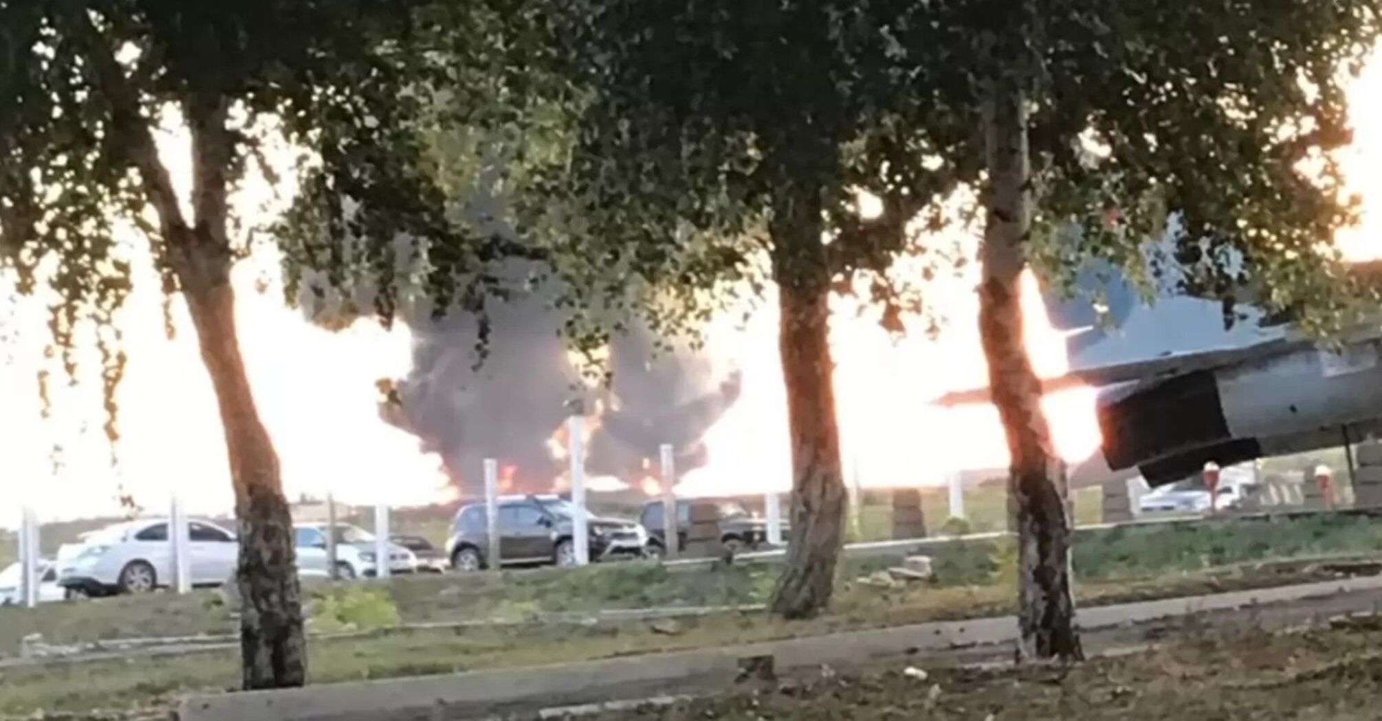 There were three fires: satellite photos of the aftermath of the strike on the Russian airfield Millerovo