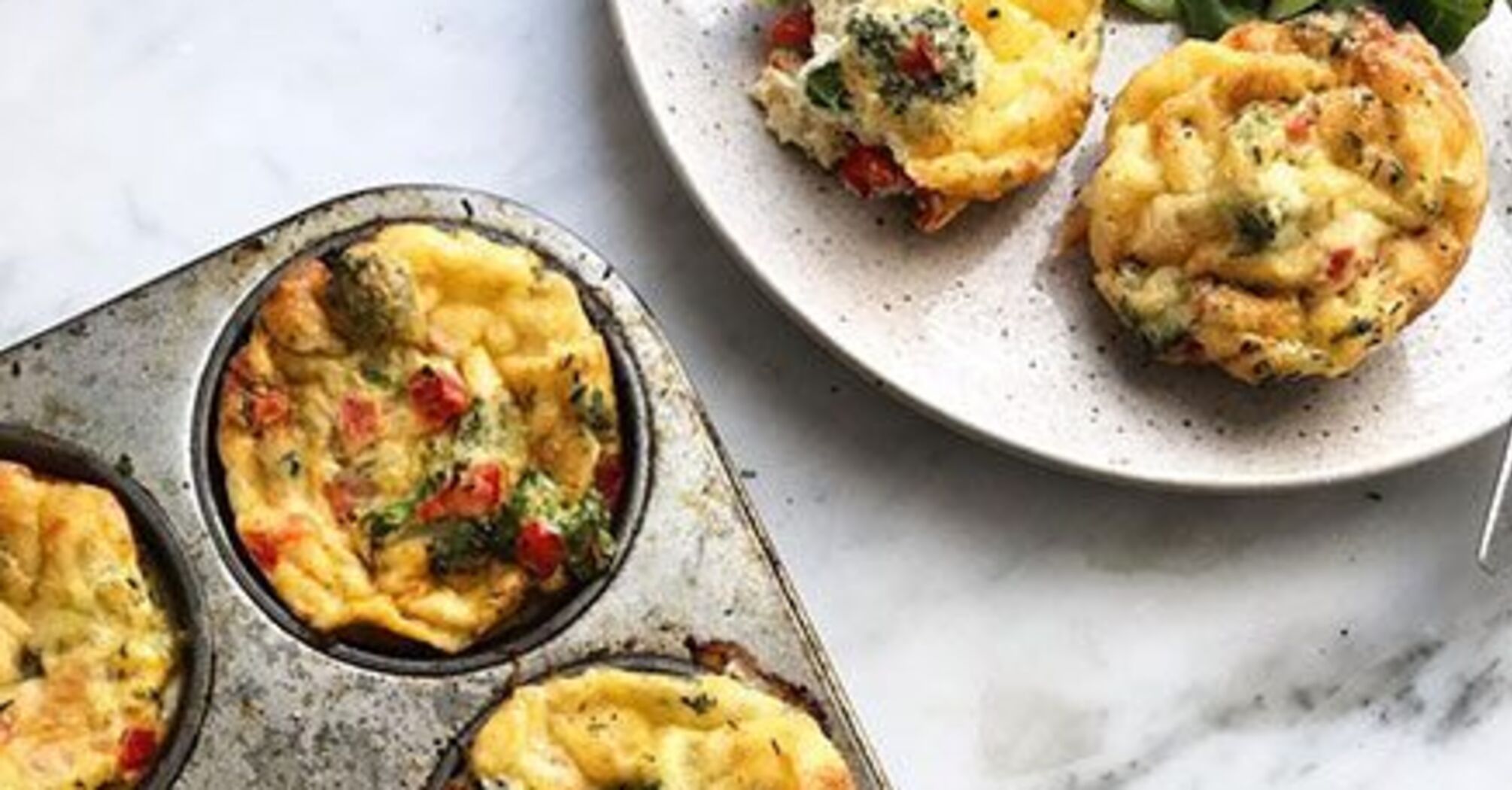 15-minute healthy egg breakfast in the oven instead of boring omelet