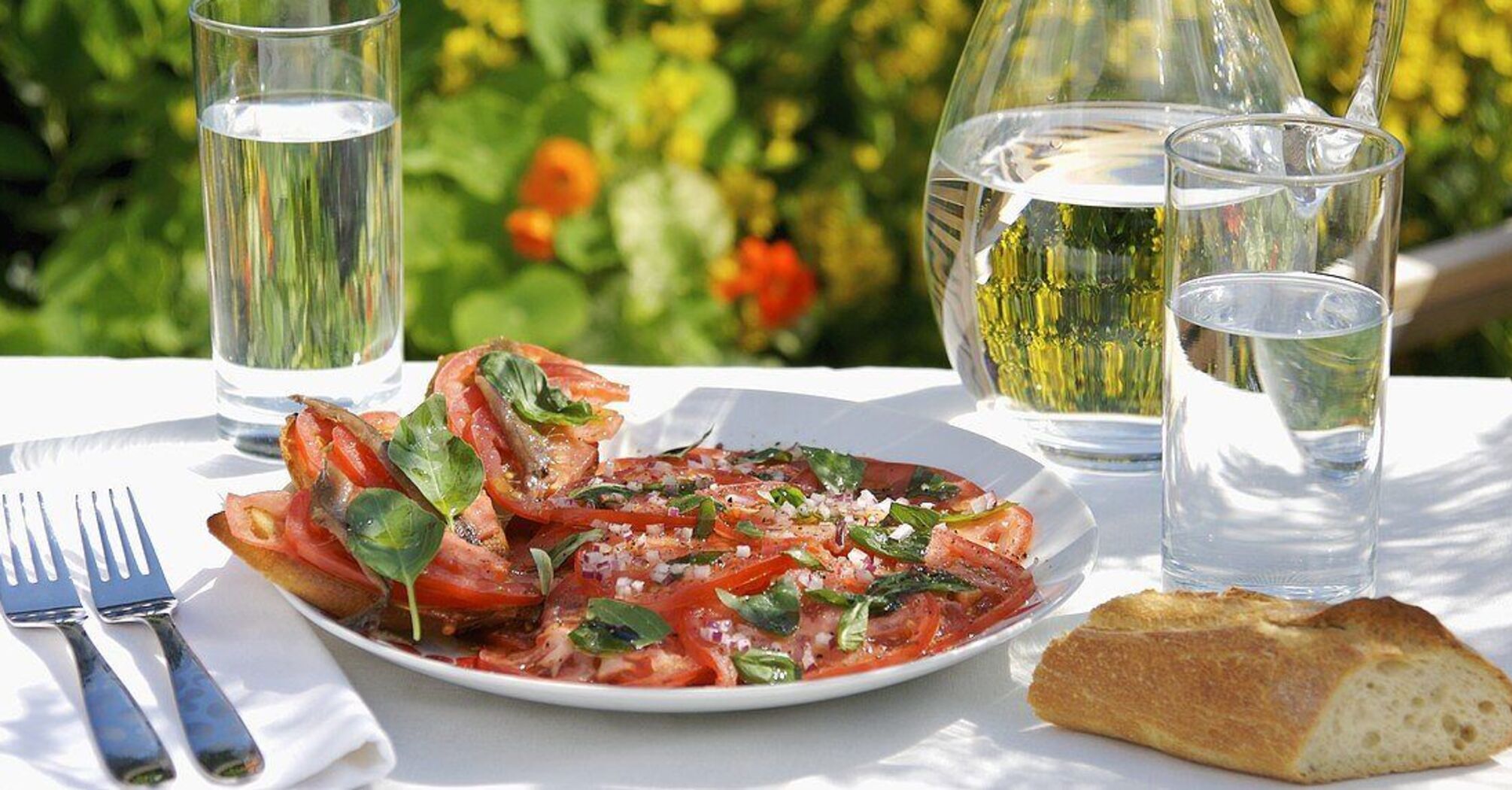 Tomato and anchovy carpaccio: how to make a gourmet appetizer without meat