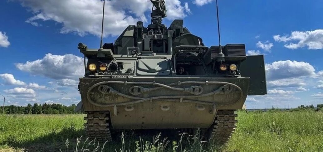 Ukraińscy partyzanci namierzyli system obrony powietrznej 'Tor-M2' Federacji Rosyjskiej w okupowanym obwodzie donieckim. Zdjęcie