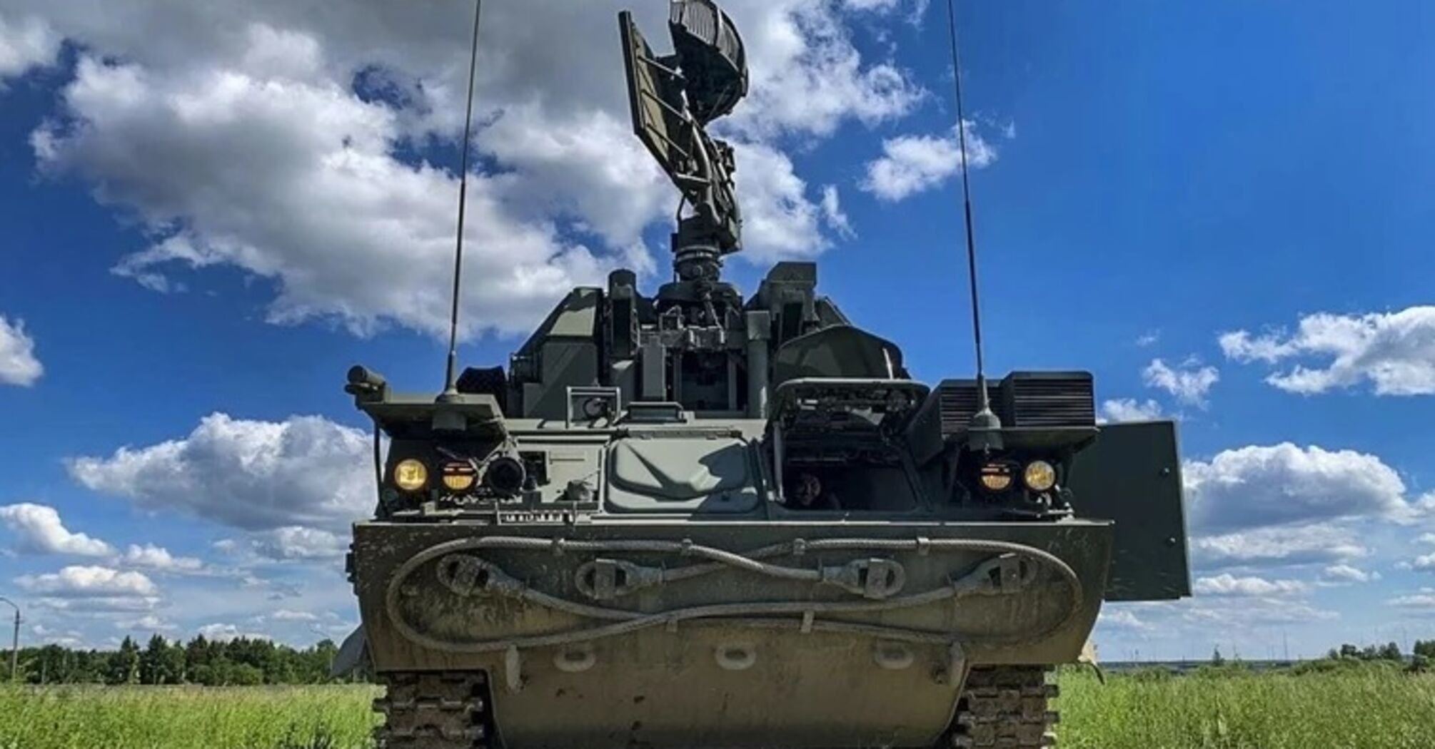 Ukrainian guerrillas have tracked down a Russian Federation's "Tor-M2" air defense system in the occupied Donetsk region. Photo