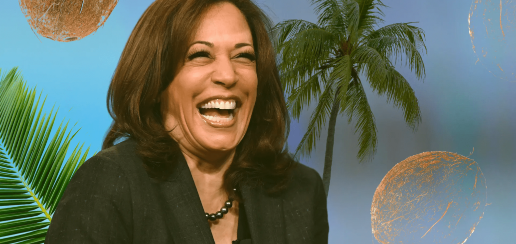 What is Kamala Harris' coconut palm meme and why did it go viral online? Photo