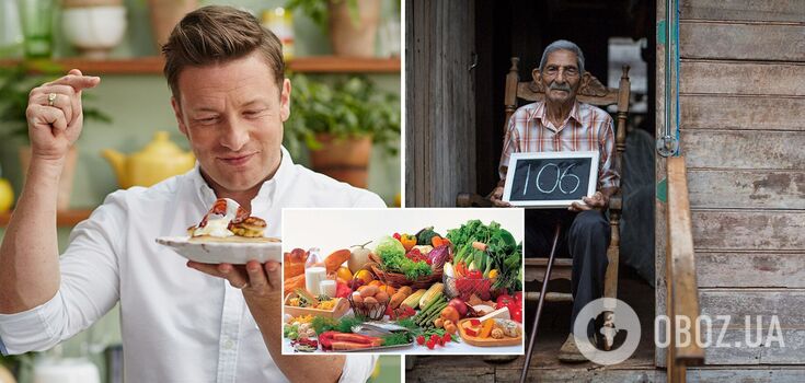 Jamie Oliver named 14 foods that promote longevity
