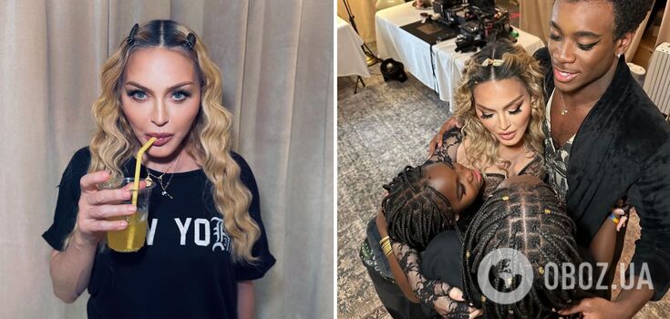 Madonna unexpectedly appeared at the premiere of Deadpool and Wolverine with her adopted twin daughters. Rare photos