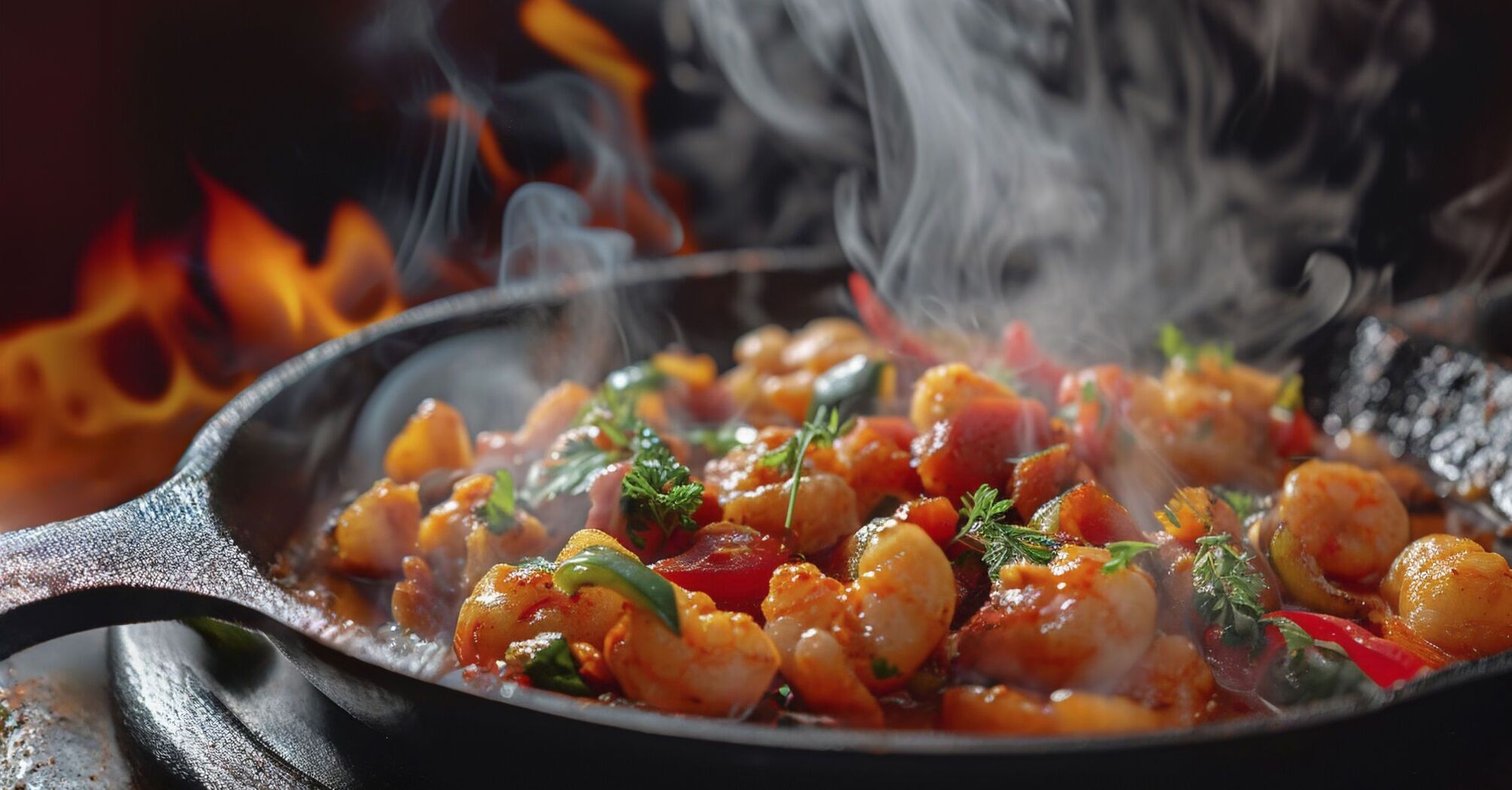 Roast with hunter sausages and mushrooms: a dish that cooks itself