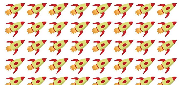 Which rocket is the odd one: a challenging puzzle for the most attentive