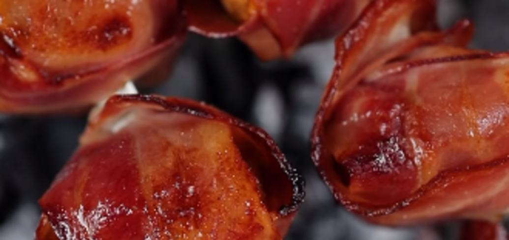 Mushrooms in bacon on the grill: making the right marinade