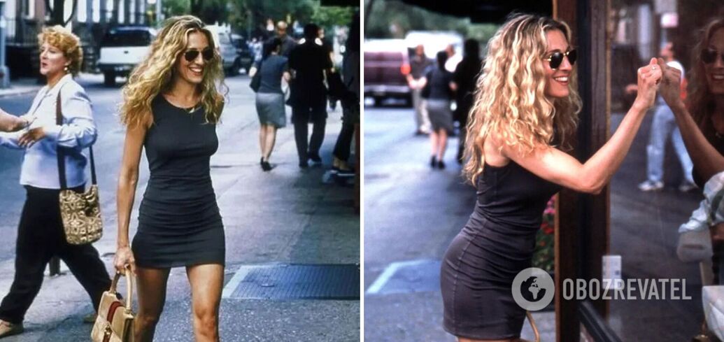 The revealing dress of the "Sex and the City" heroine of the late 90s became a trend on the network. Photo