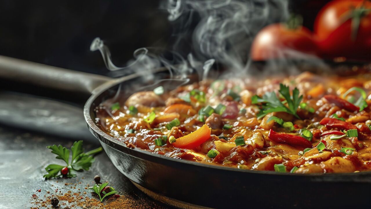 Creamy vegetable stew: saving zucchini that rots in the fridge for nothing