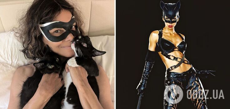 20 years later. "Catwoman" Halle Berry starred with cats in a candid photo shoot