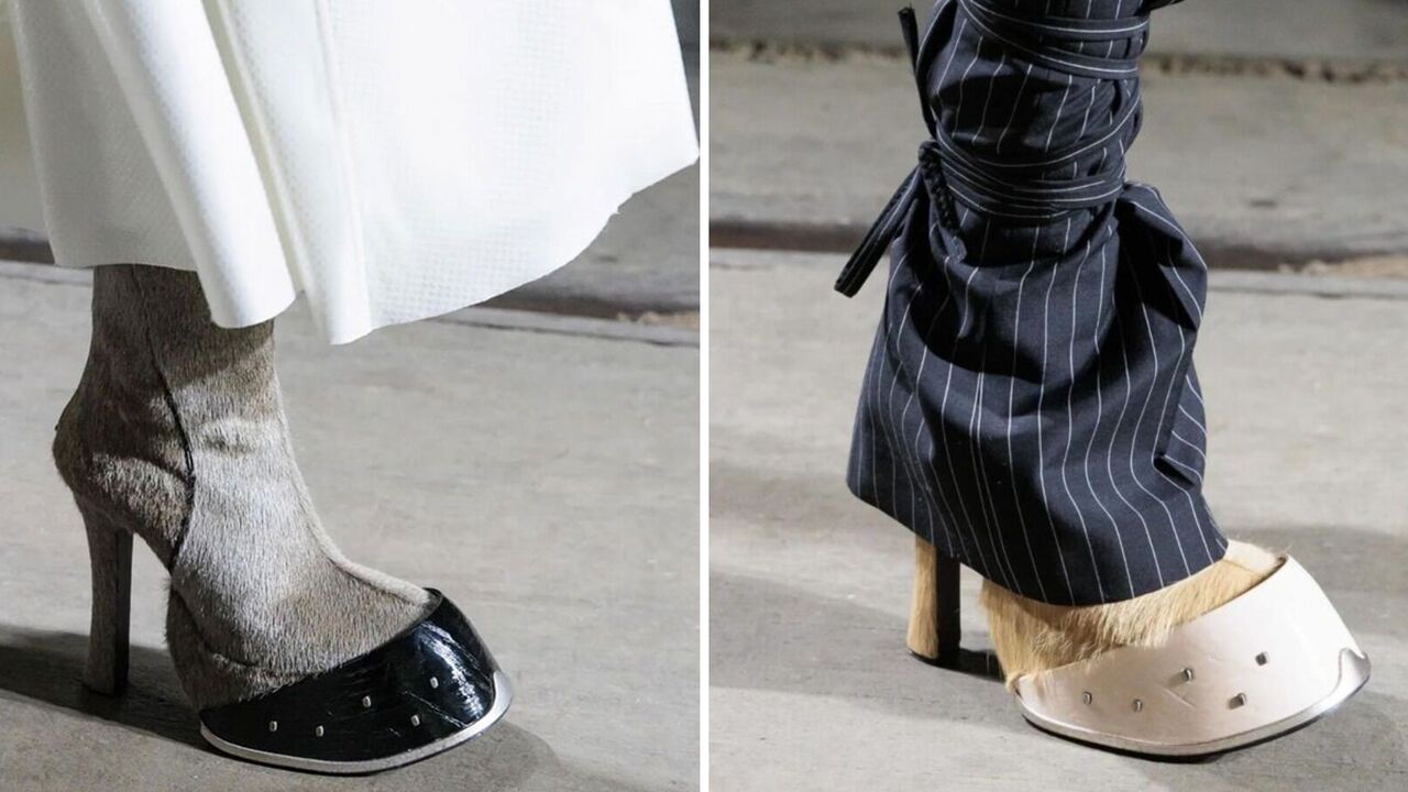 Horse hoof boots made a splash on the web: this could be a new trend for fall 2024. Photo