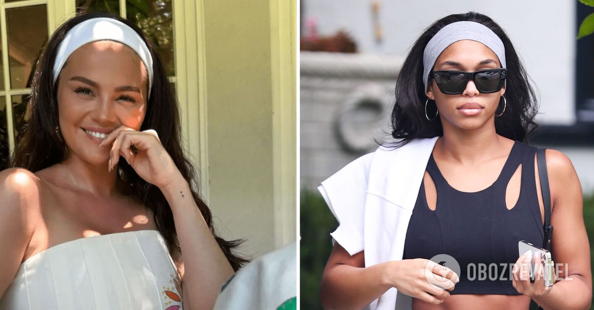 Celebrities are bringing back hair accessory popular in the 90s. Photo