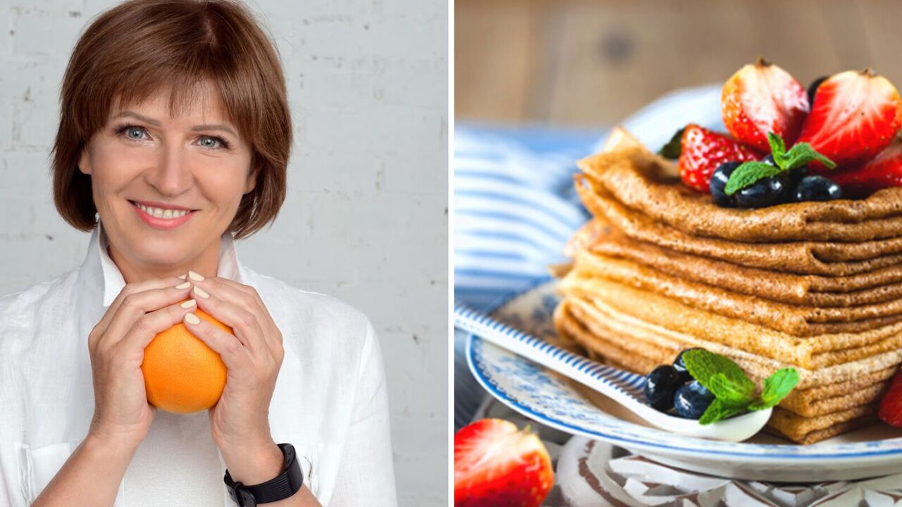 Healthy pancakes from Svitlana Fus: ideas for simple fillings