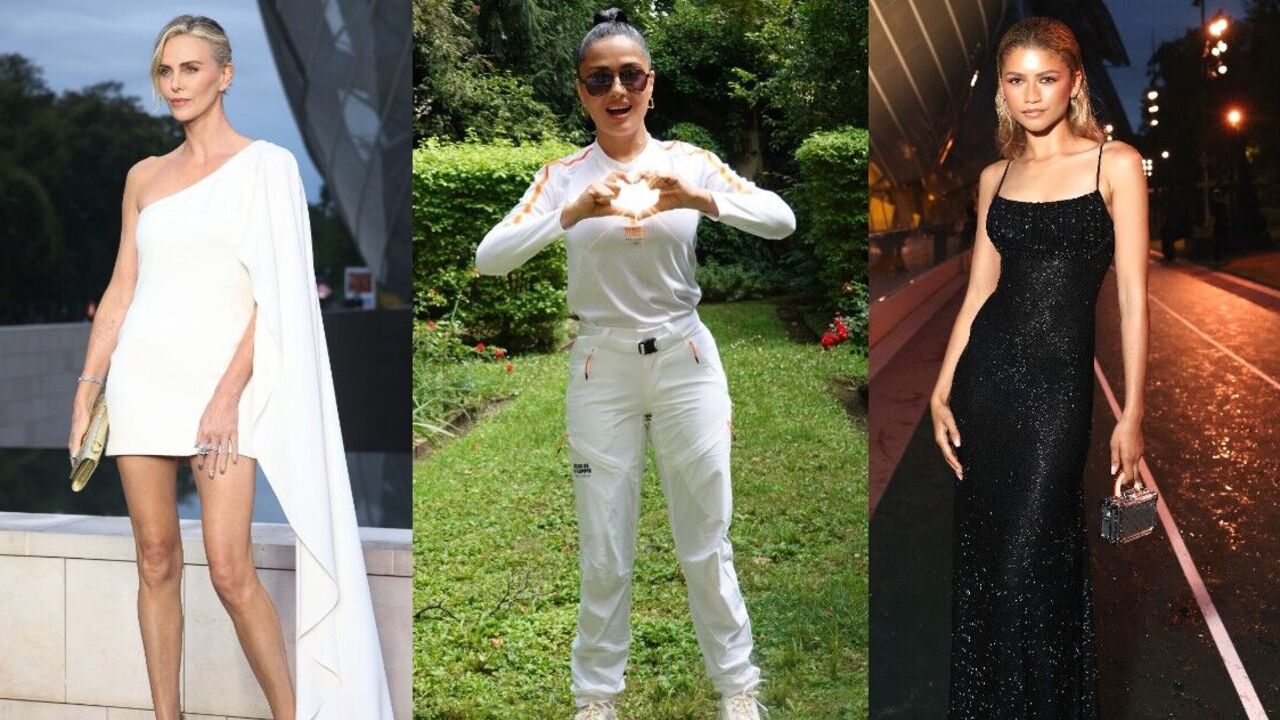 Charlize Theron pokazała paryski szyk, a Salma Hayek pokazała dres: najbardziej stylowe stylizacje gwiazd na Igrzyskach Olimpijskich 2024. Zdjęcie