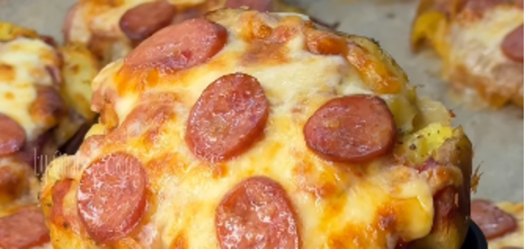 If you're tired of boiled young potatoes, try these delicious mini pizzas