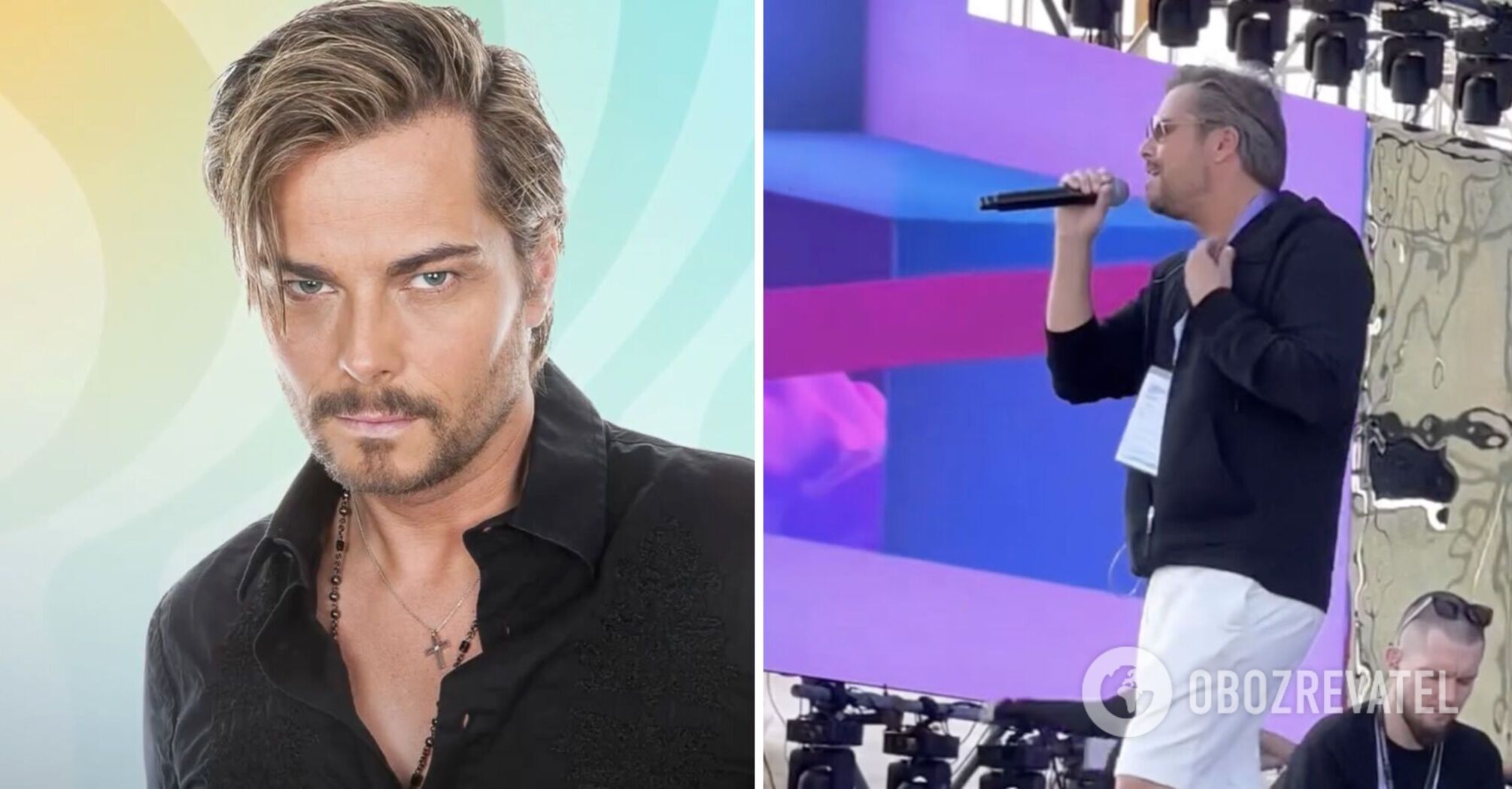 Swedish singer Bosson, who received a Ukrainian award in Donetsk back in 2008, addresses Russians at Baku festival, promising to 'see them soon'