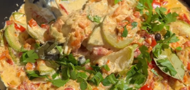 Tender zucchini stew: reviving childhood recipe