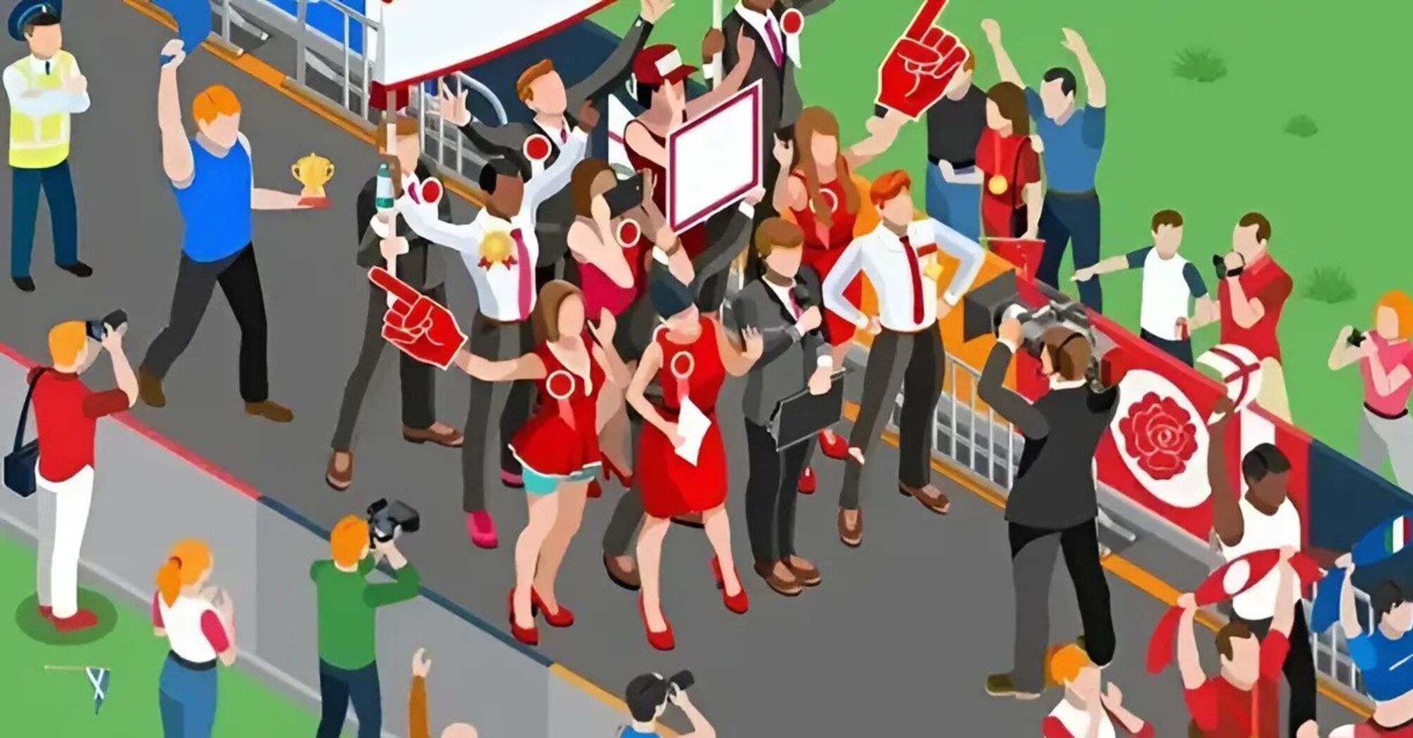 Try to find hidden medals and trophies in this Olympic puzzle picture: the most attentive will do it in 7 seconds