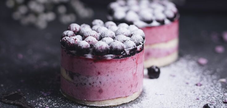 Blueberry cheesecake: you will be delighted with the taste and appearance