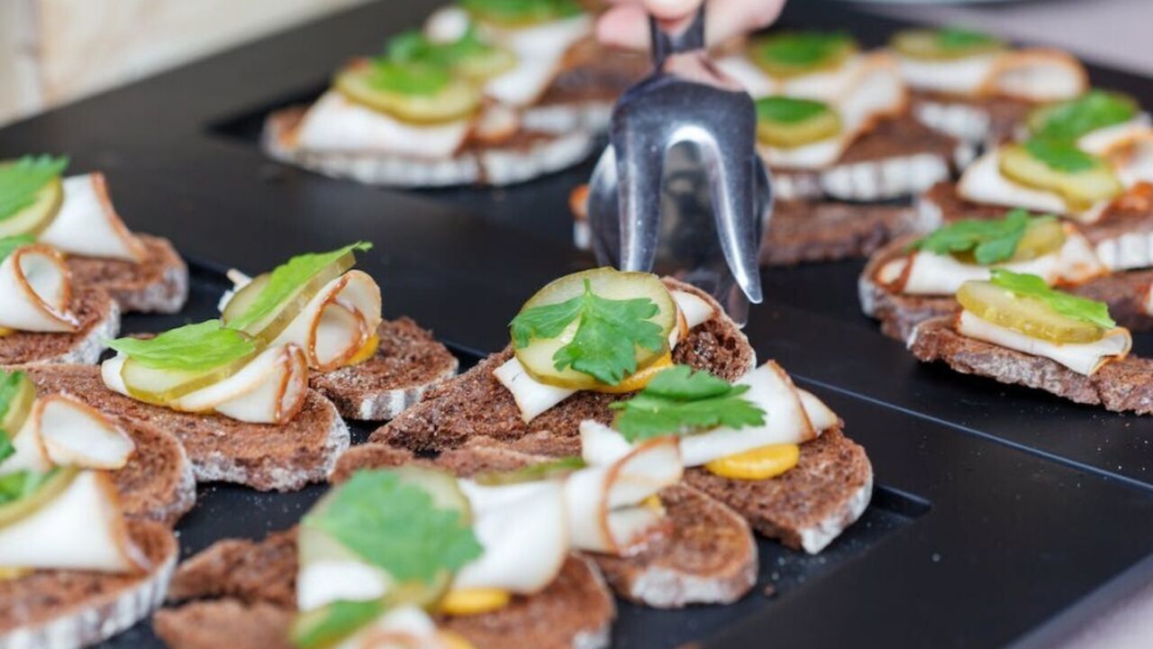 Sandwiches with lard