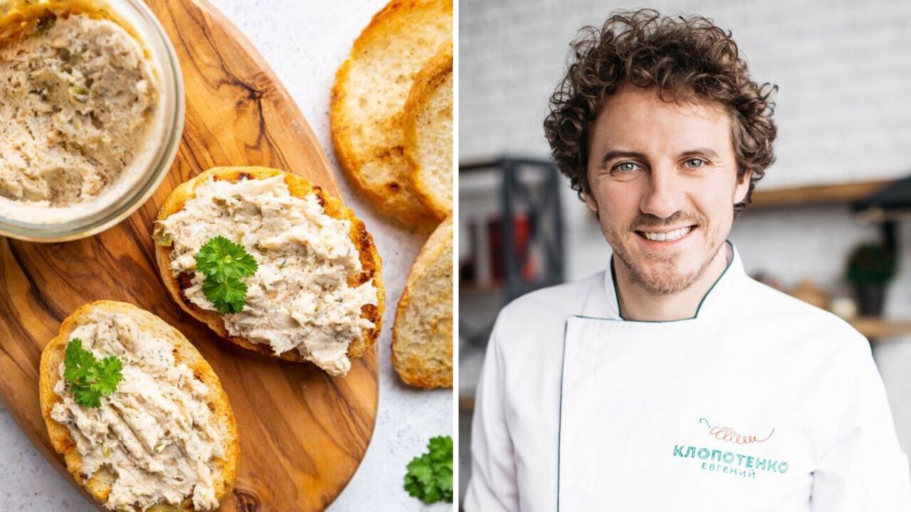Hearty bean and mushroom paste according to the recipe of Yevhen Klopotenko
