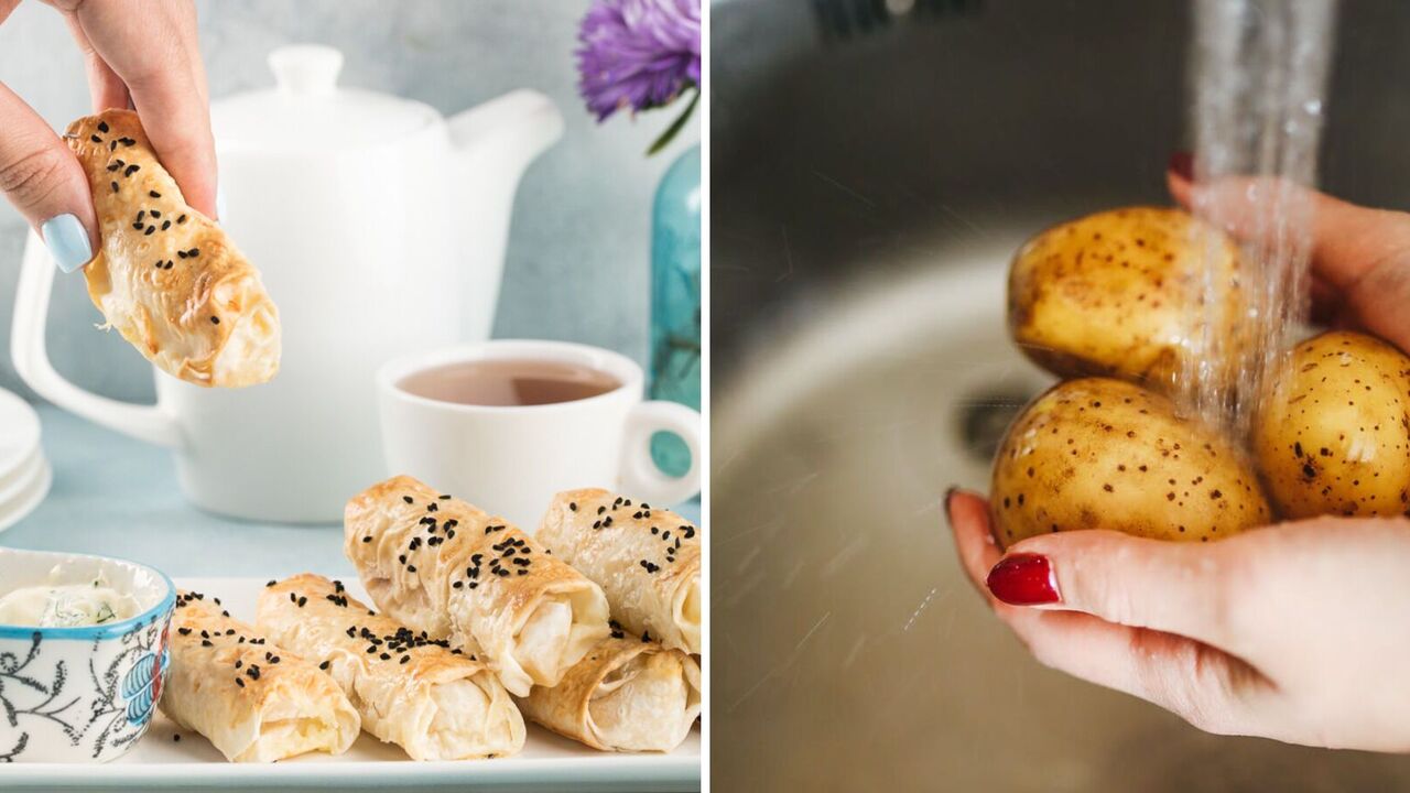 Pita bread tubes: how to make an elementary dish in minutes