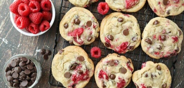 Delicious raspberry cookies: be sure to make a dessert this summer