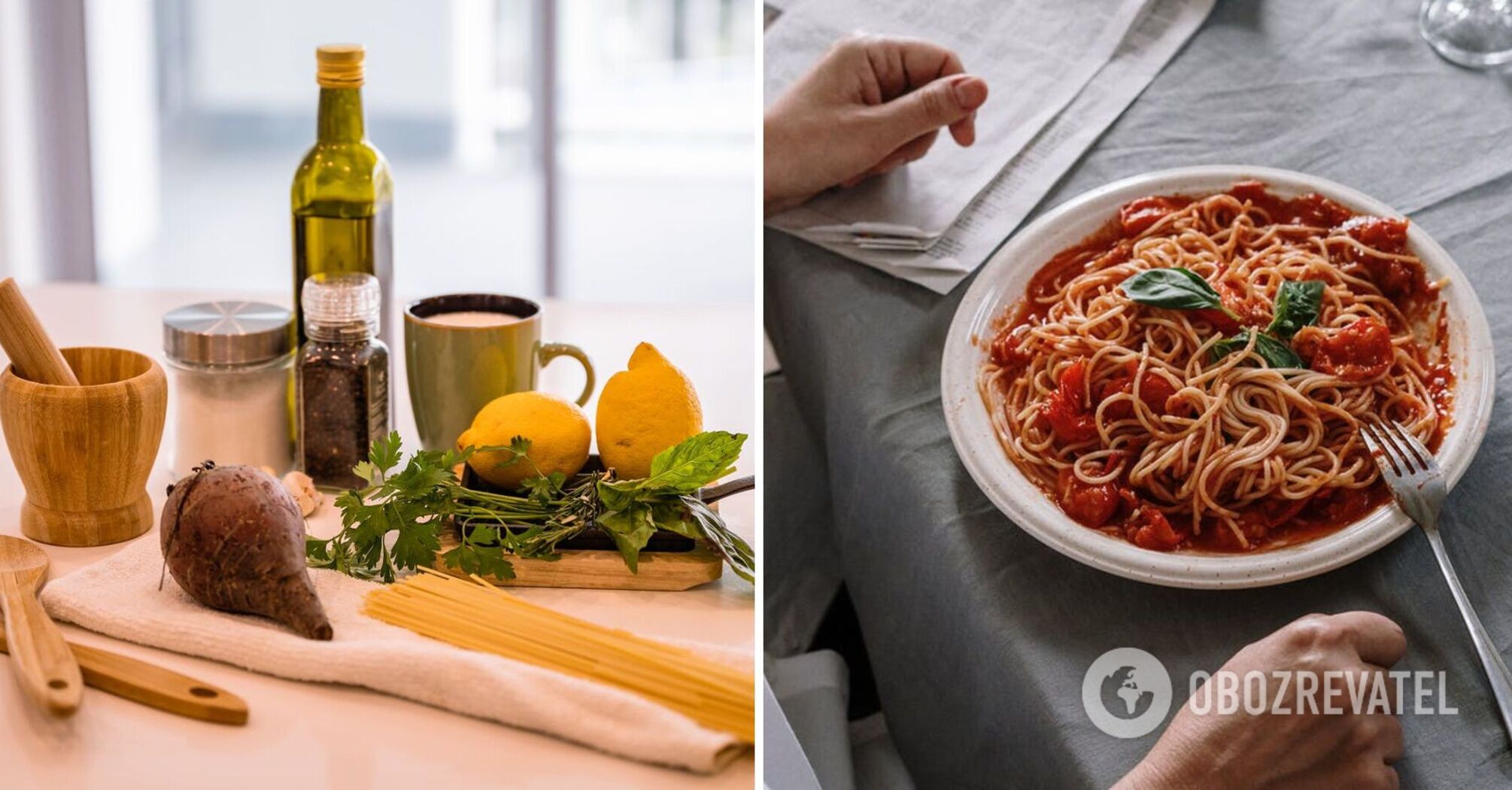 The simplest three-ingredient pasta in 15 minutes: cooking features