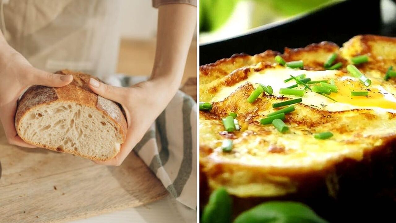 Crispy croutons for breakfast: how to make them low-fat