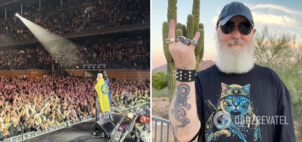 They supported Ukraine and prepared a surprise: Judas Priest raised the blue and yellow flag at a concert in Berlin