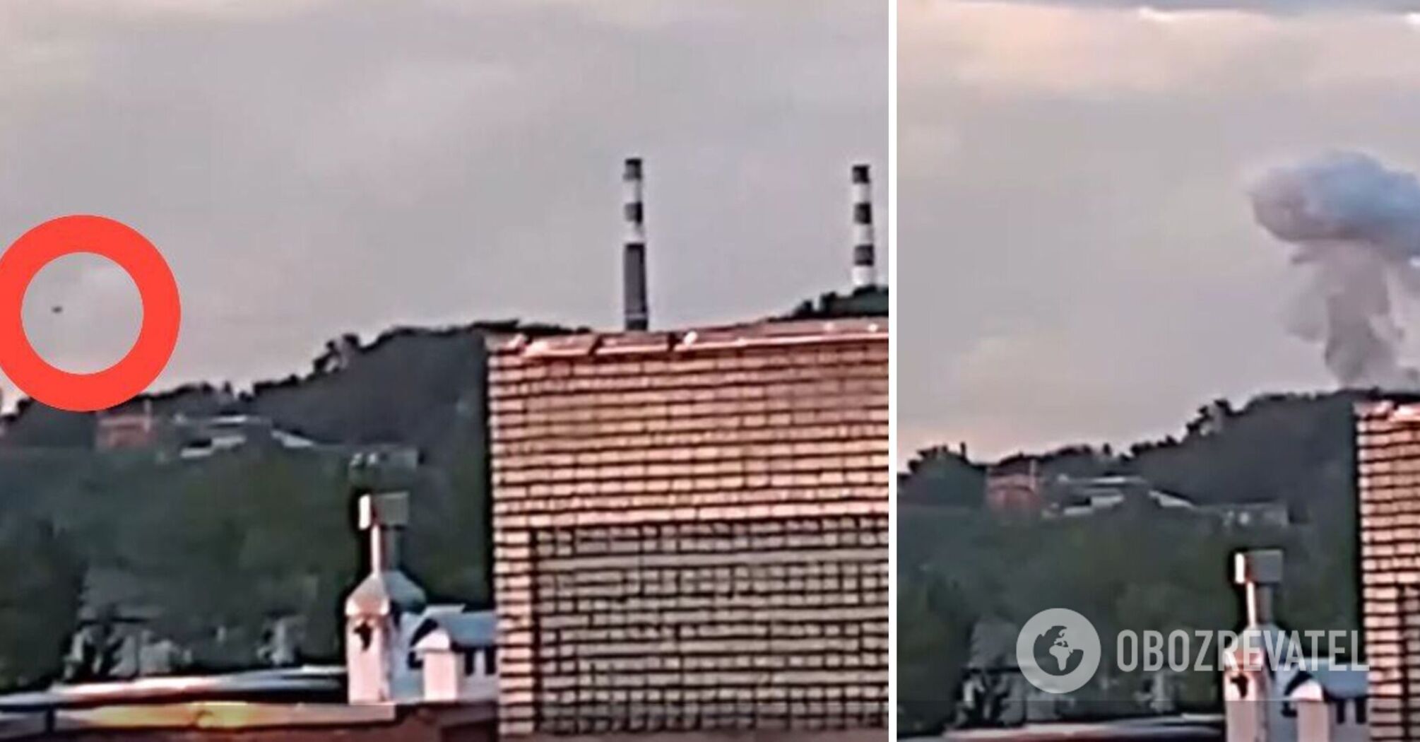 Drony GZW uderzyły w fabrykę prochu strzelniczego w rosyjskim regionie Tambowa. Wideo