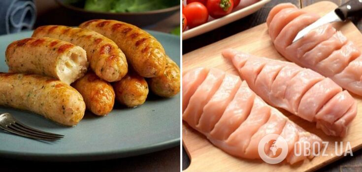 How to cook low-calorie chicken sausages: in the oven and in a frying pan