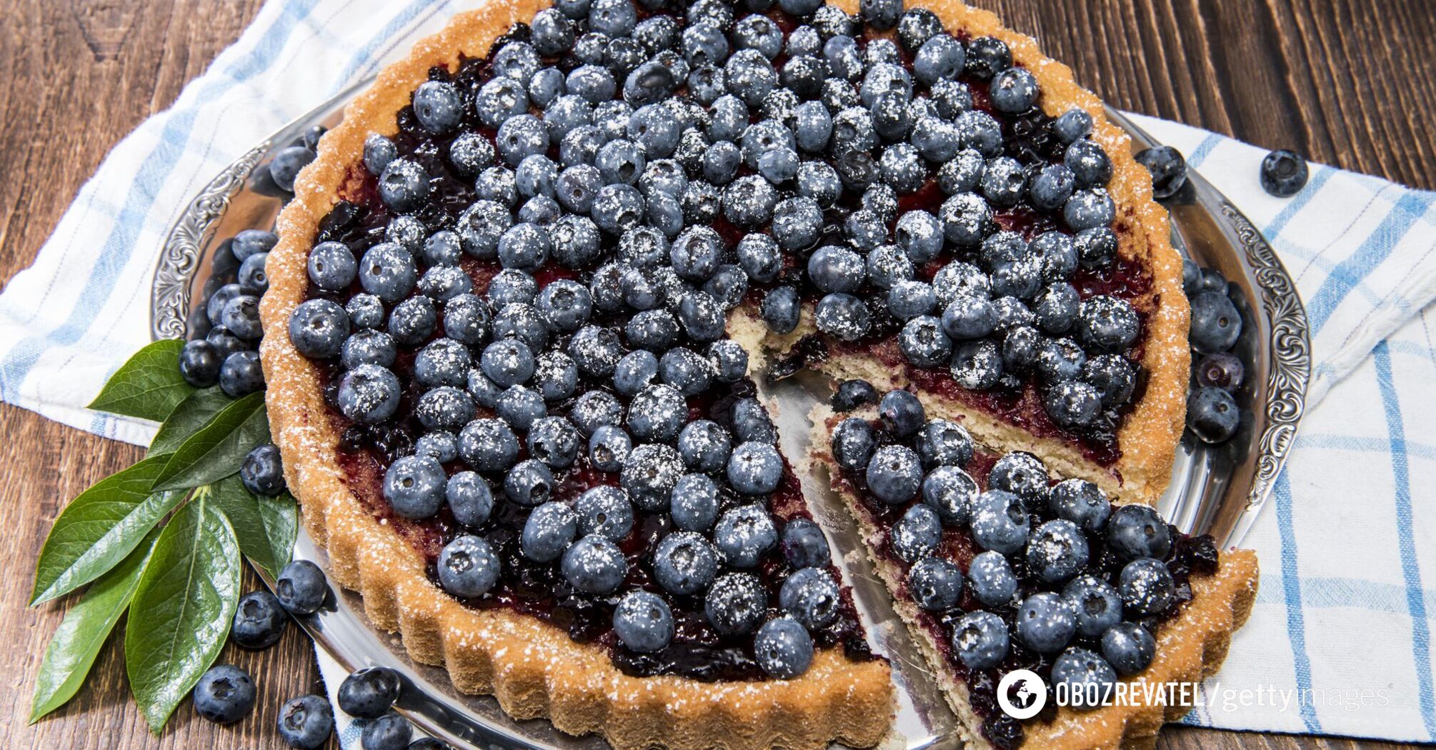 Blueberry pie
