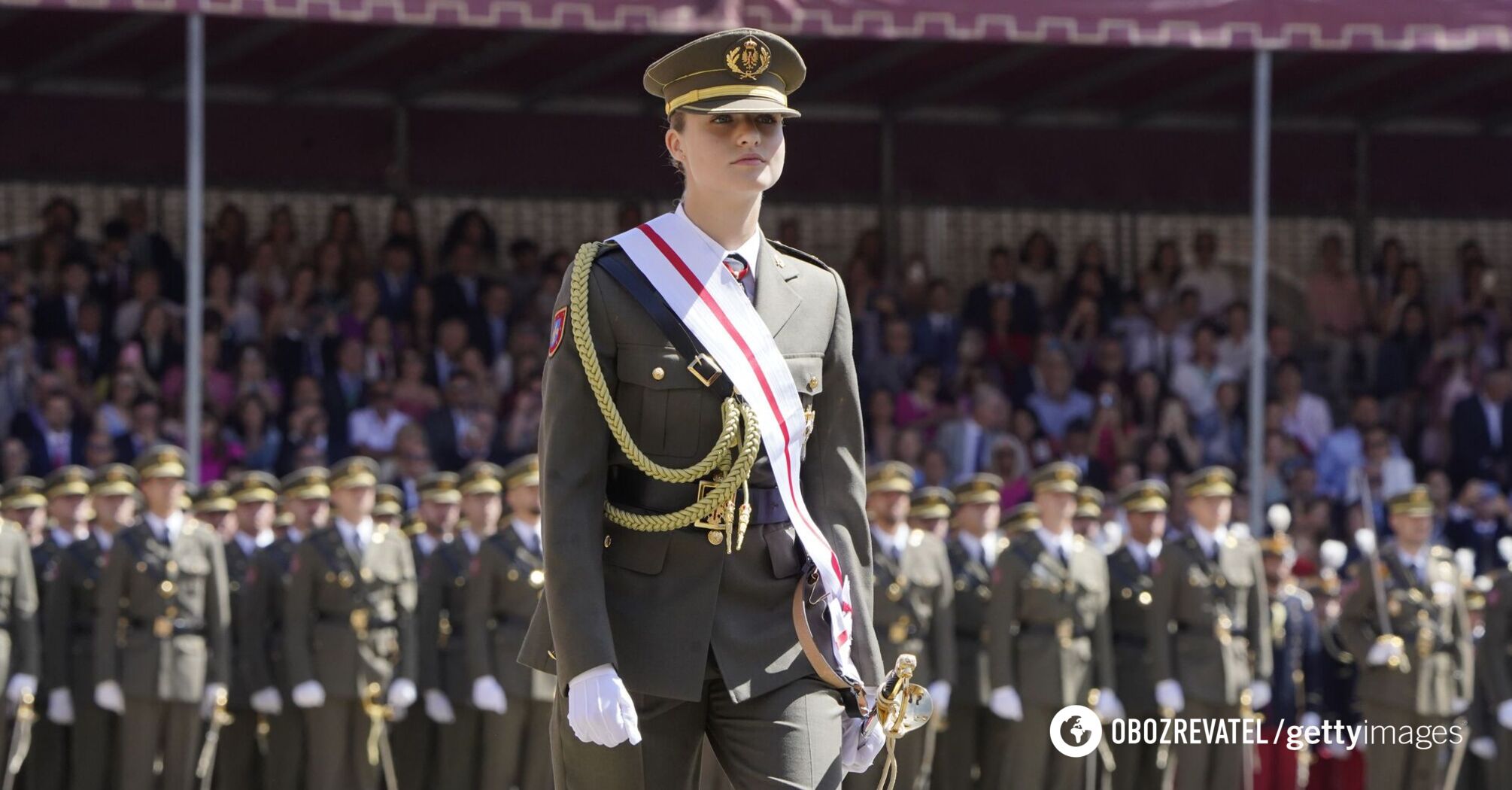Second lieutenant: Crown Princess of Spain finishes her first year of military training. Photo 