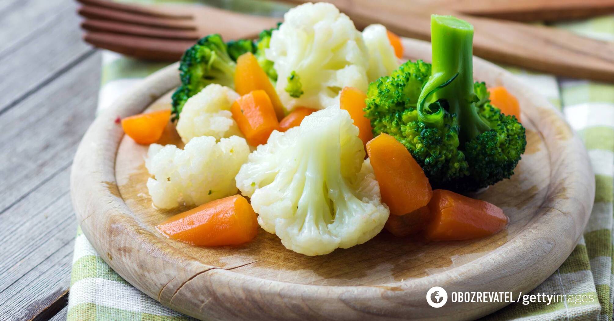 Steamed vegetables retain more vitamins