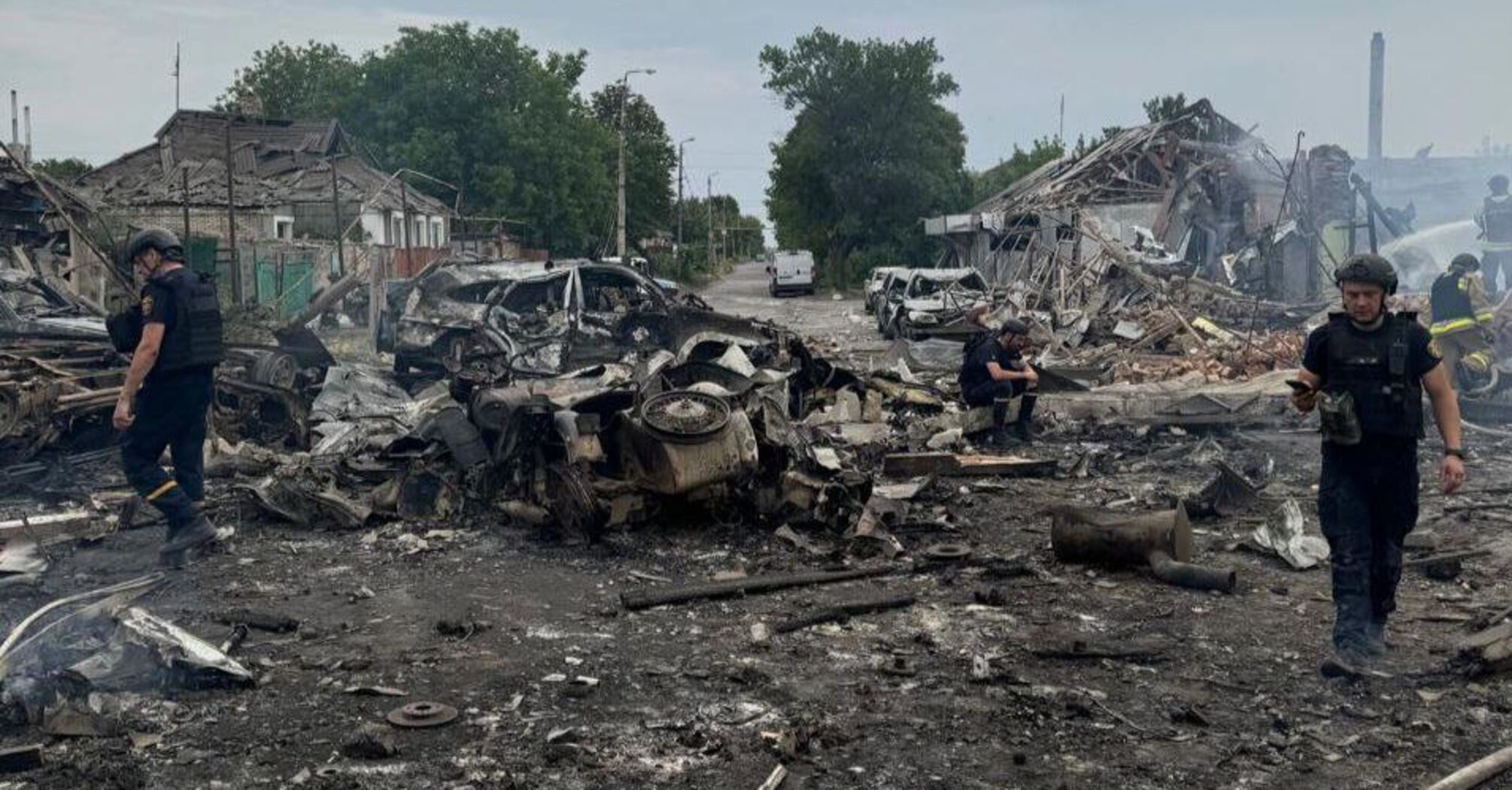 Russia drops two guided bombs on Selydove, Donetsk region: many dead and wounded. Photo