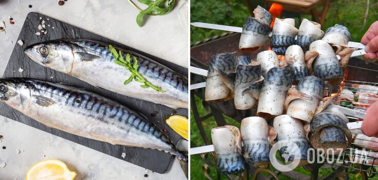 Mackerel barbecue