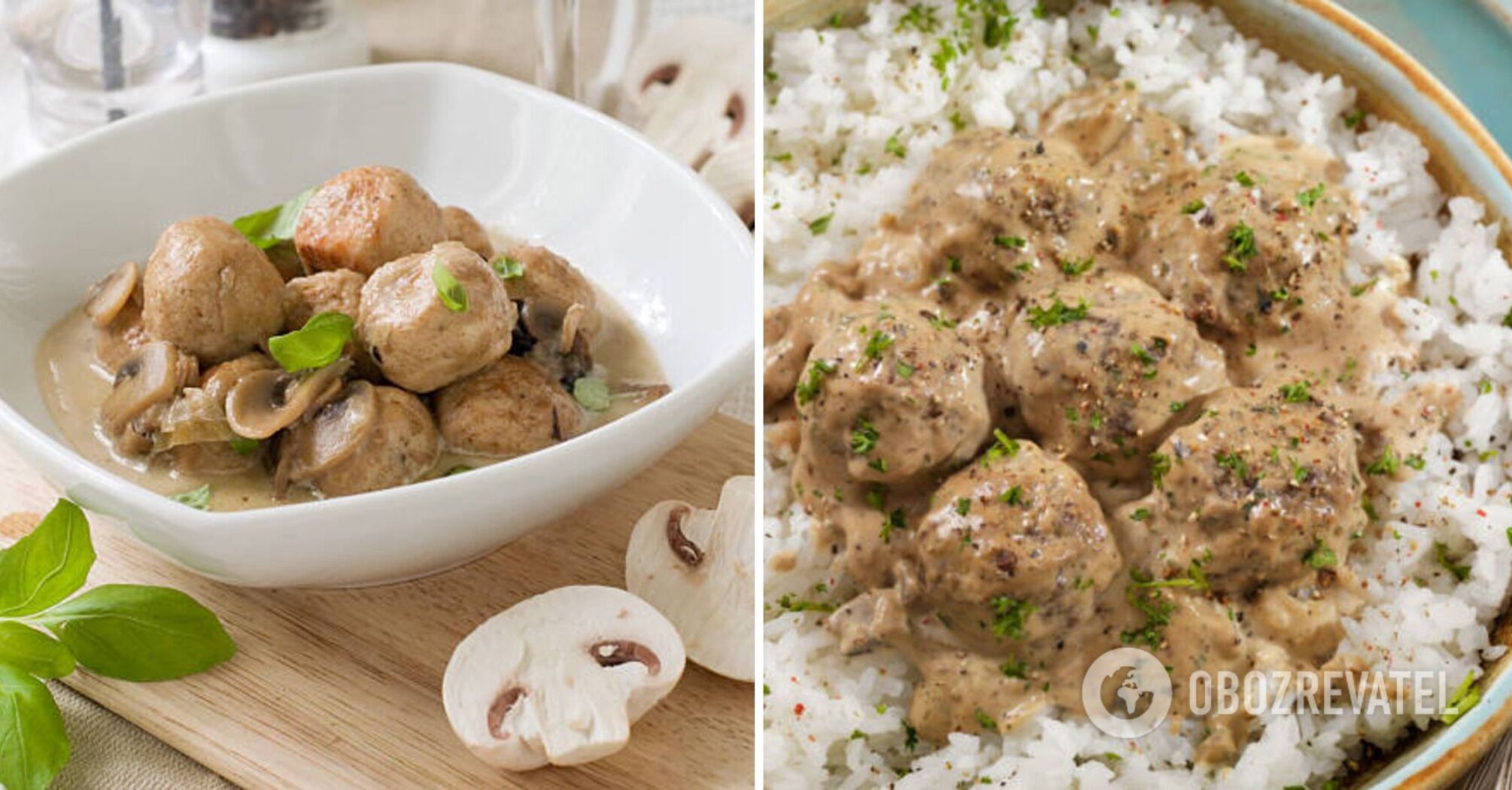 For cereals and pasta: how to cook minced chicken meatballs in 30 minutes