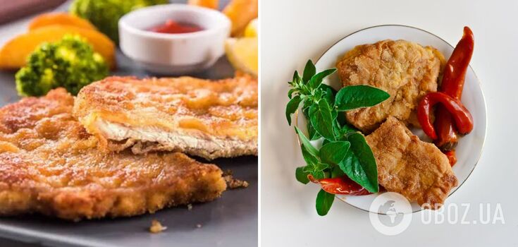 Chicken chops with an unusual filling for lunch: we share an original recipe